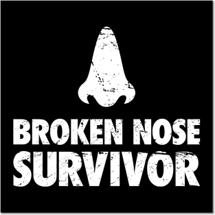 Funny Broken Nose Get Well Soon Gift Posters and Art
